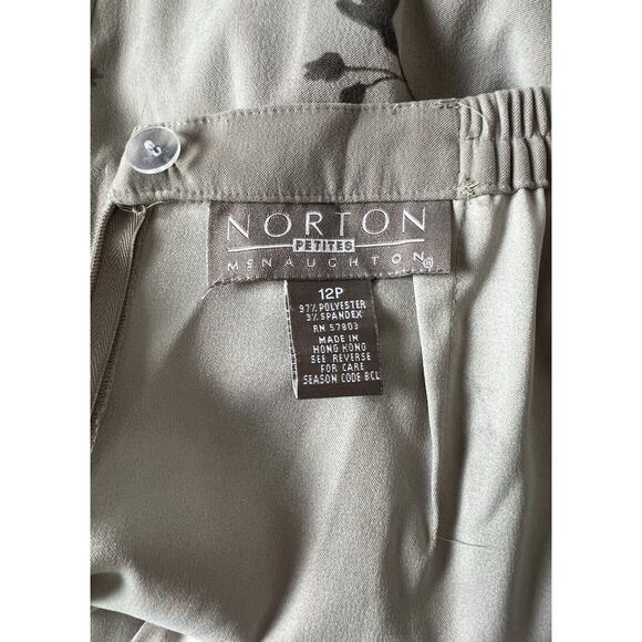 Vintage 90s Suede Feel Leaf Paisley Fall Fairy Autumn Long Pencil Skirt Lot of 3 - Picture 3 of 9